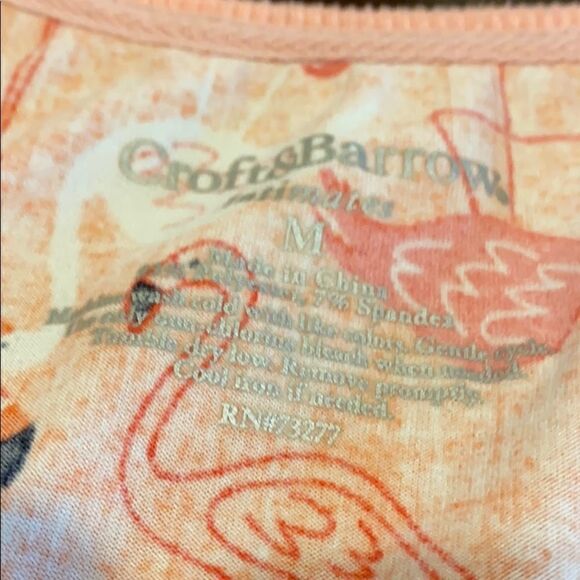 Croft & Barrow Intimates Flamingo Tank - Picture 3 of 4